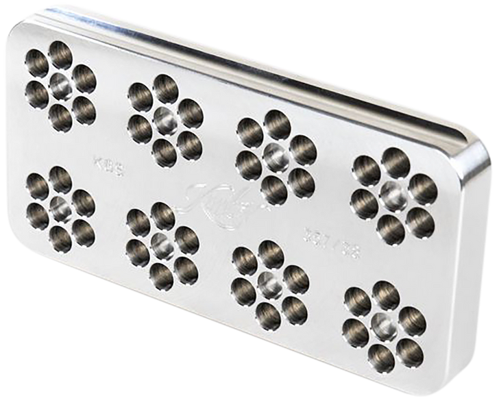 Kimber Mfg.,inc 4100023 K6S 8 Position Loading Station Compatible w/ 38 Special/357 Magnum Silver Aluminum