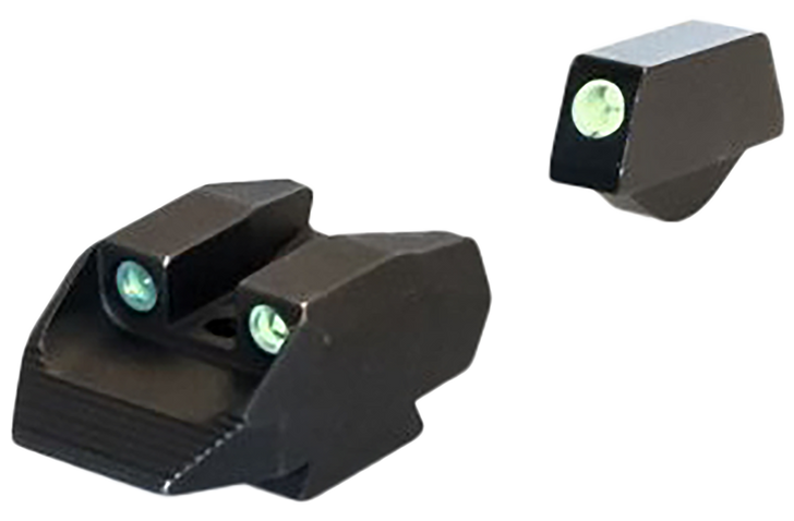 Kimber Mfg.,inc ML11231 K6S Night Sight Set  Green/Tritium Black Outline Front Sight-Green/Tritium Black Outline Rear Sight