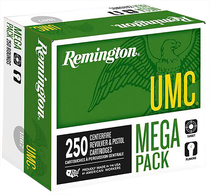 Remington UMC Mega Pack 9mm 115gr FMJ 500 Rounds