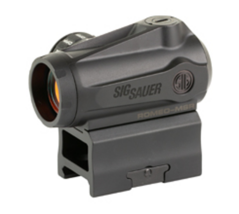 Sig Sauer ROMEO-MSR Gen II Red Dot Sight – 2 MOA, 1x20mm, 35,000hr Battery, Black