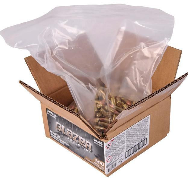 Blazer Ammunition CCI Blazer 9mm 115gr FMJ 1,000 Rounds (Loose) 