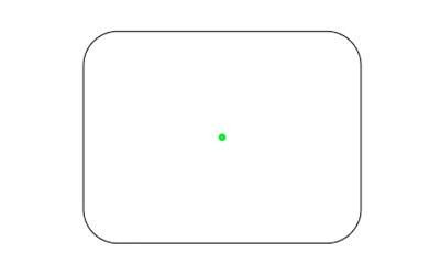  Primary Arms Micro Reflex Sight Green Dot Reflex Sight 21mm Objective 3 MOA Green Dot Anodized Finish Black RMSc Footprint 