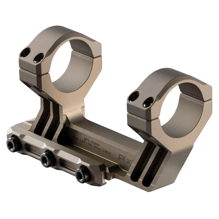  Primary Arms PLx Cantilever Mount 30mm Scope Mount Fits 30mm Main Tubes 2.04" Height Clear Anodized Finish 