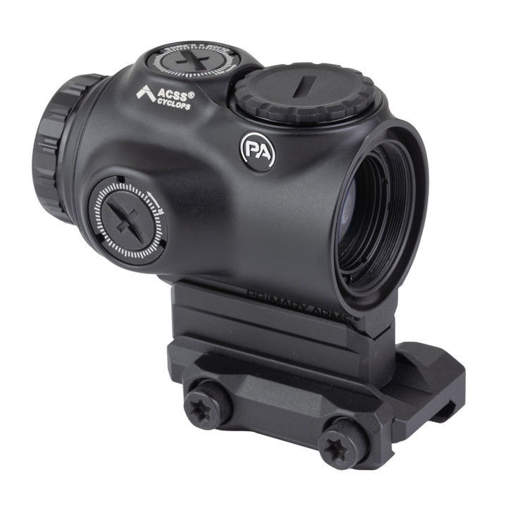 Primary Arms GLx 1x MicroPrism Prism Optic 1X20mm Red ACSS CYCLOPS Reticle Black