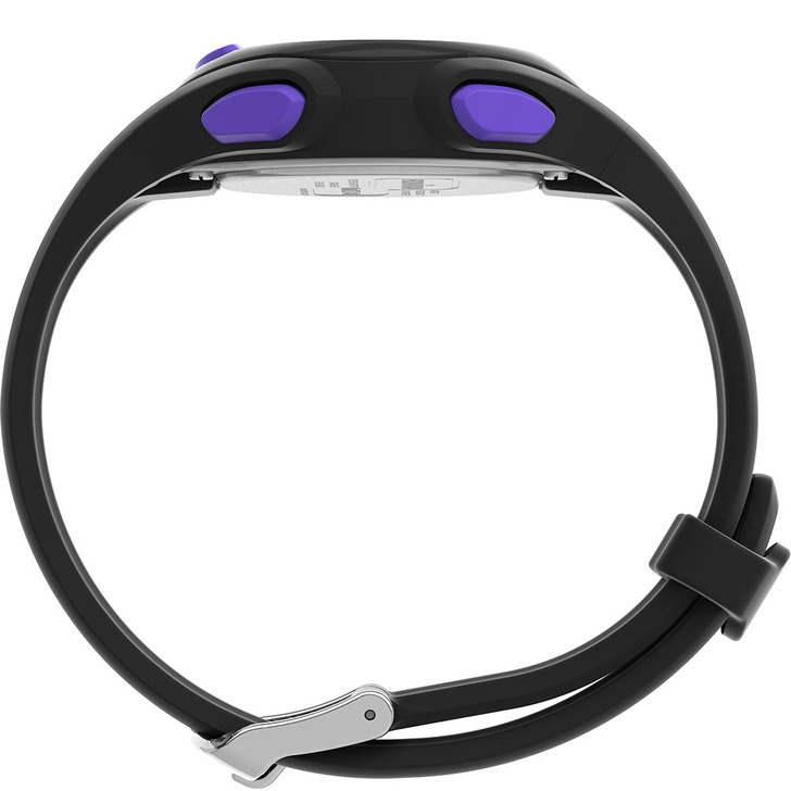 Timex Ironman Women's Essentials 30 - Black Case - Purple Button
