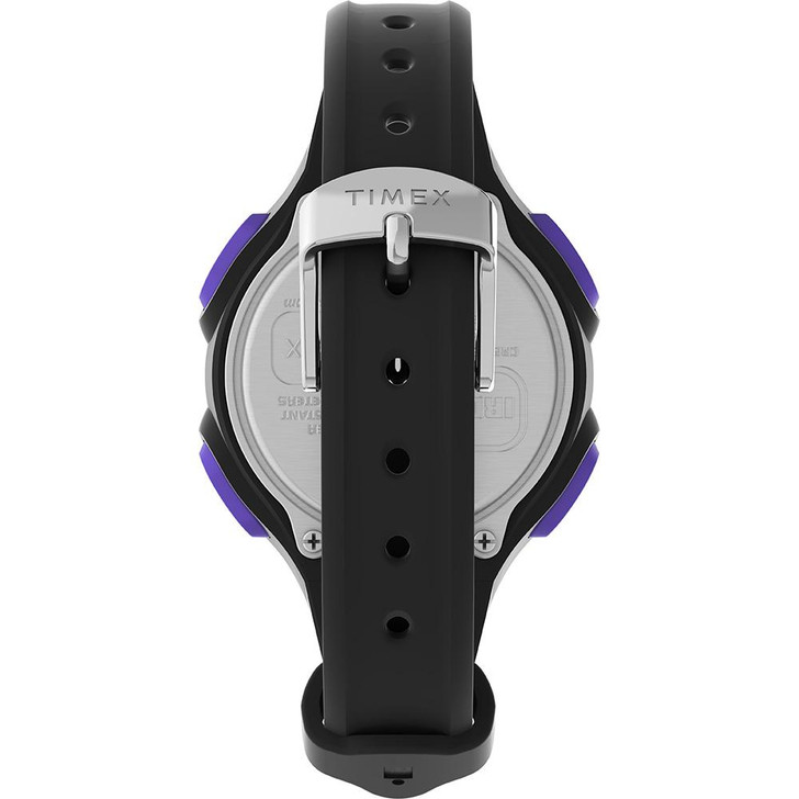  Timex Ironman Women's Essentials 30 - Black Case - Purple Button 