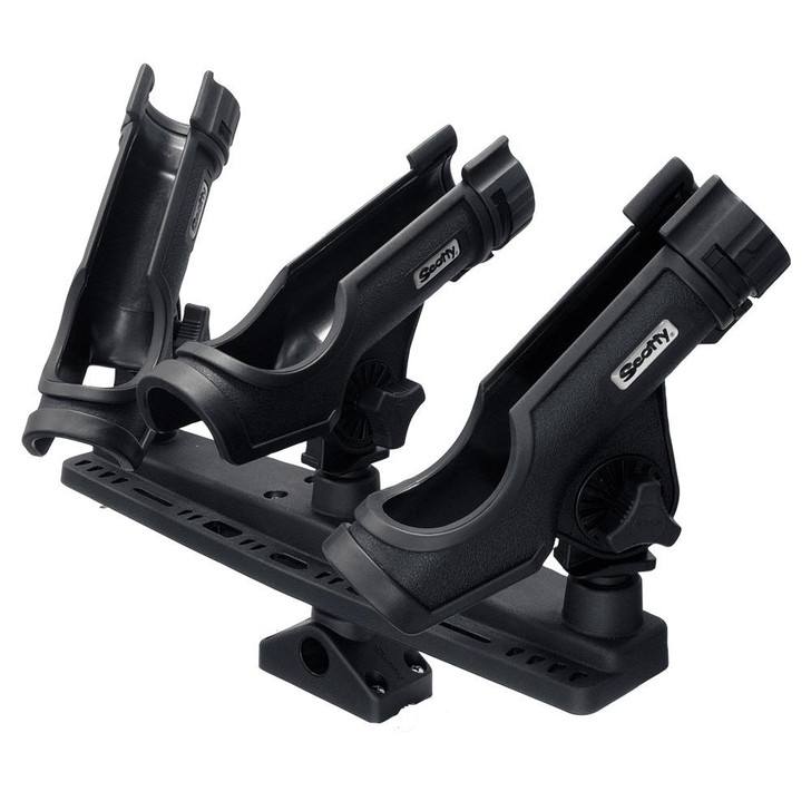  Scotty Triple Rod Holder w/3 230 Power Lock Rod Holders 