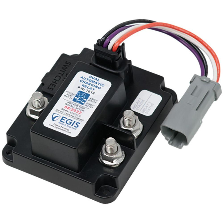 Egis Mobile Electric Egis Triple Battery Advanced Automatic Charging Relay (ACR) - 24V 