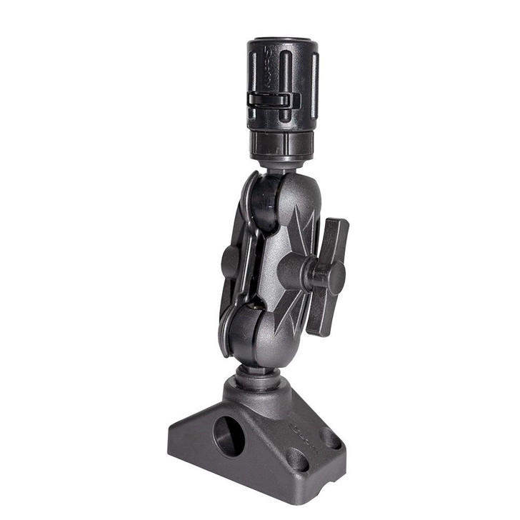  Scotty 162 1.5" Ball Mount w/Gear Head Post & 241 Side Deck Mount 