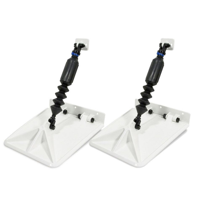  Lectrotab Smart Tabs SX 9.5” x 10” f/13-15’ Boat w/30 - 40HP - White 