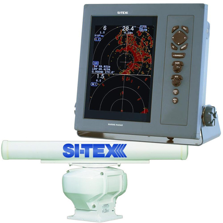  SI-TEX Professional Dual Range Radar w/6kW 4.5' Open Array - 10.4" Color TFT LCD Display 