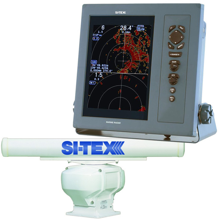 SI-TEX Professional Dual Range Radar w/12kW 4.5' Open Array - 10.4" Color TFT LCD Display