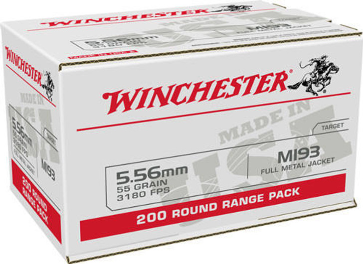 Winchester Usa 5.56x45 Case - Lot 55gr Fmj 800rd Case