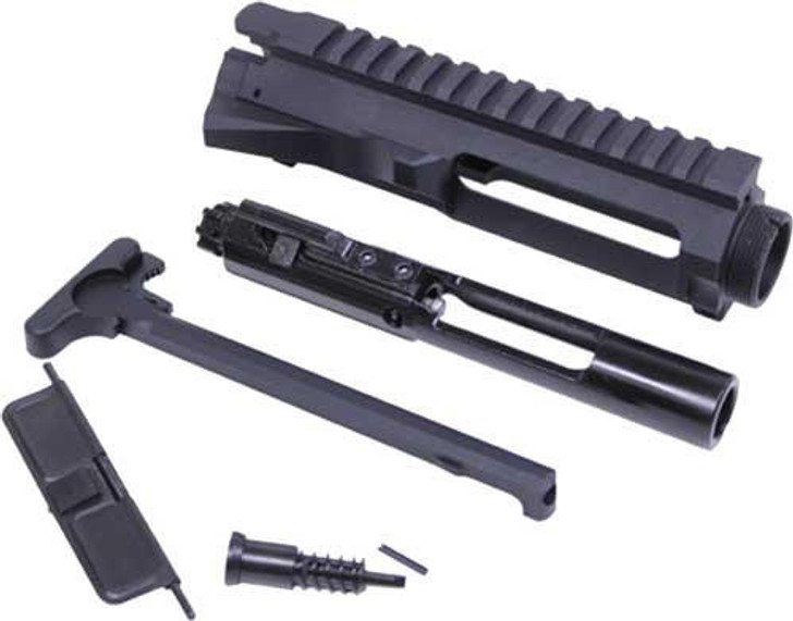 Guntec USA Guntec Ar15 Stripped Billet - Upper Receiver Kit Black