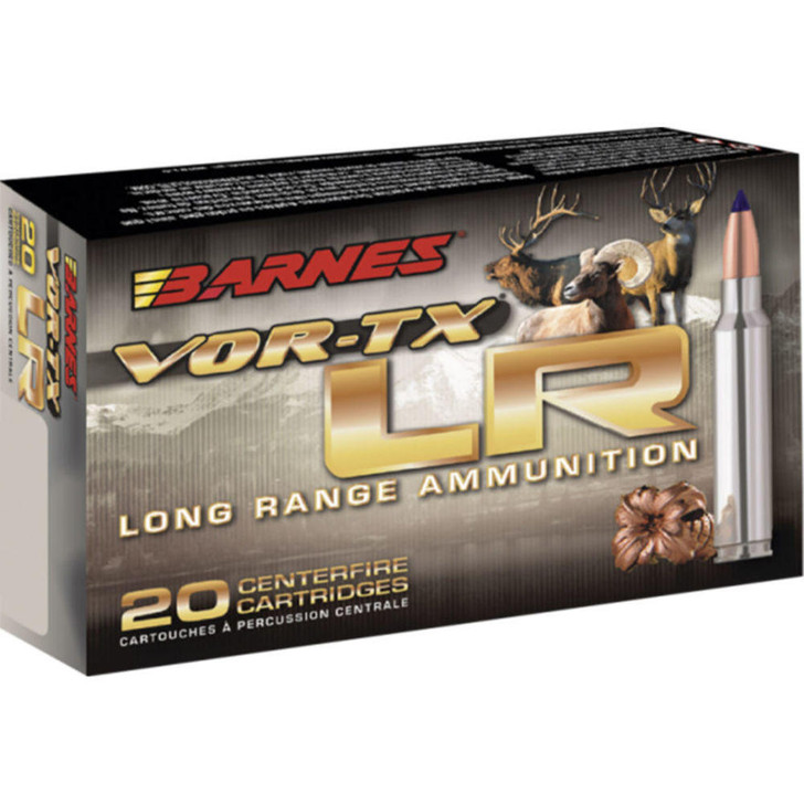 BARNES BULLETS Vor-tx Long Range Rifle Ammunition - 375 Remington Ultra Mag, Lrx, 270 Gr, 20/bx