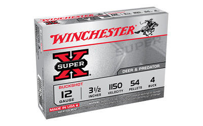 Winchester Ammunition Win Super-x 12ga 3.5 4 Buck 25/250