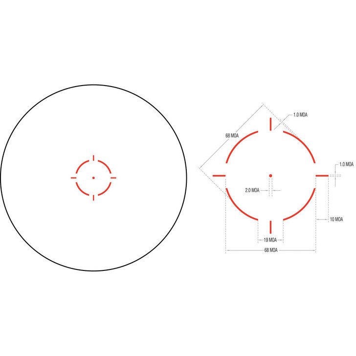  Trijicon Mro Hd Red Dot Magnfr Combo 