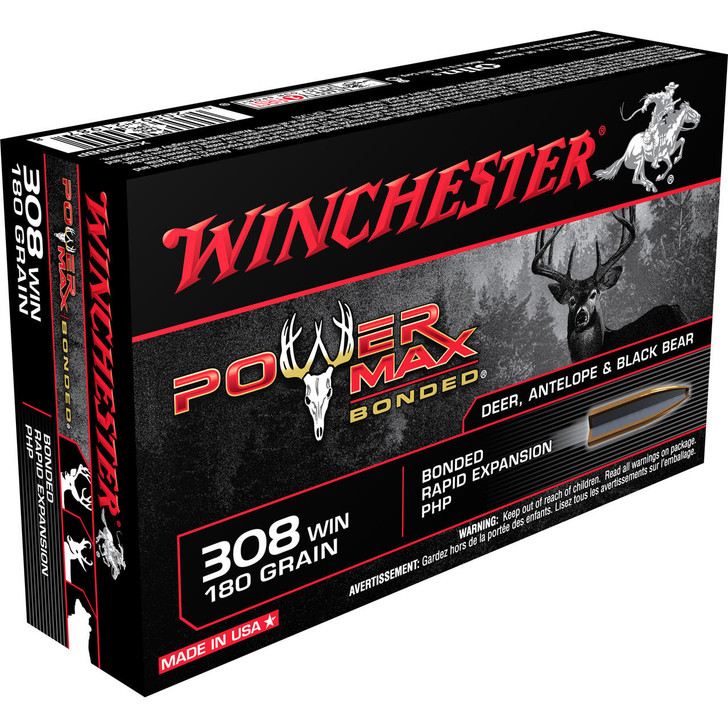 Winchester Ammunition Win Pwr Max Bndd 308win 180gr 20/200 