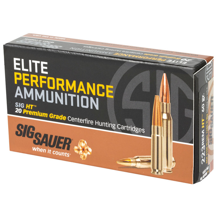 SIG SAUER Sig Ammo 223rem 60gr Elt Hnt 20/200