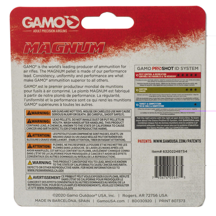  Gamo Magnum Sp Dbl Ring .177 250ct 