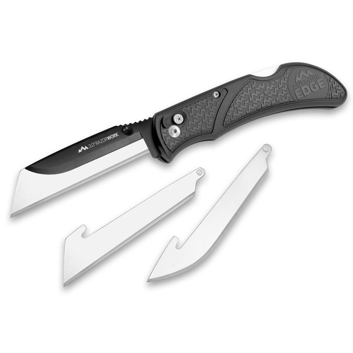 Outdoor Edge Od Edge Razor-work 3" 3 Blds Gry 