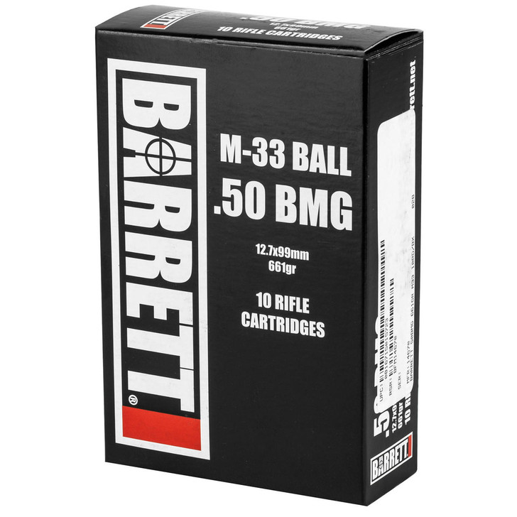  Barrett 50bmg 661gr M33 10rd/bx 