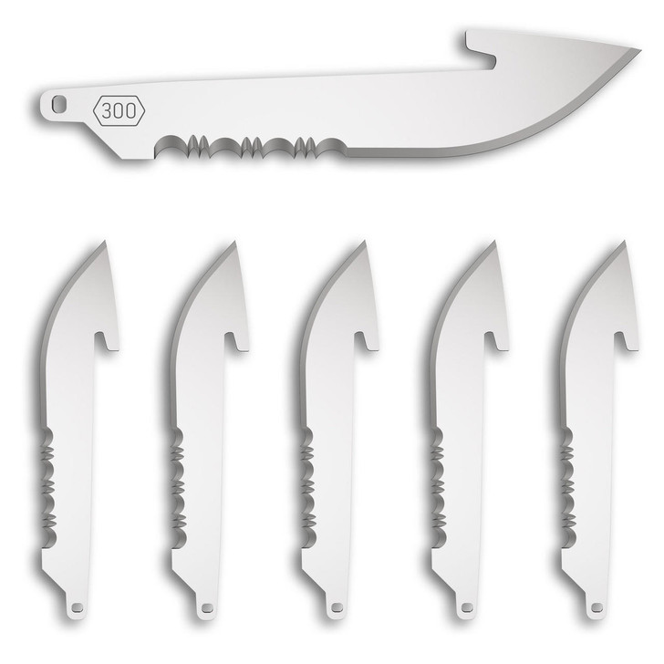 Outdoor Edge Od Edge Drop-pt Srtd Blade 6pk 