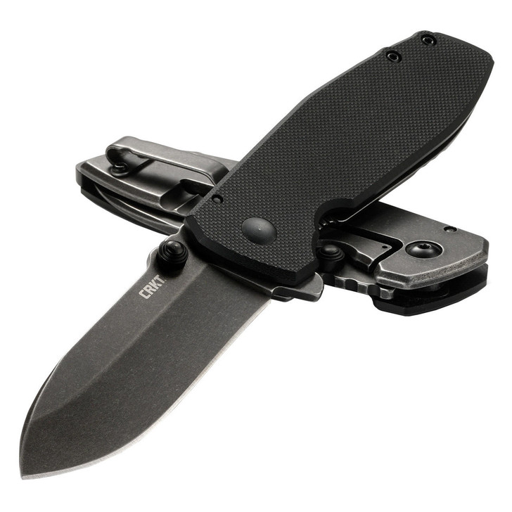 Columbia River Knife & Tool Crkt Squid Xm Black 2.95" Plain Edge 