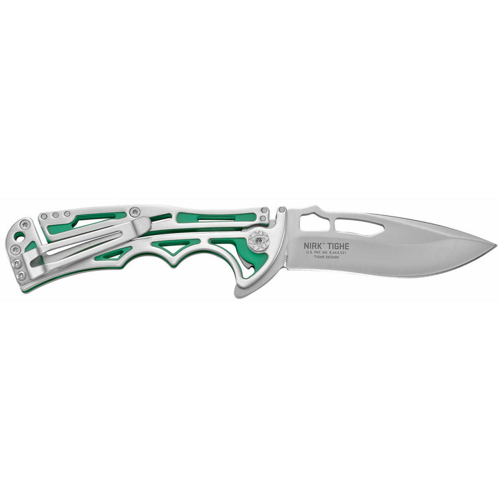 Columbia River Knife & Tool Crkt Nirk Tighe Green 3.17" Plain 