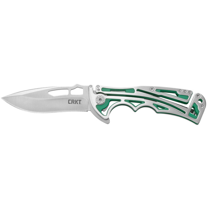 Columbia River Knife & Tool Crkt Nirk Tighe Green 3.17" Plain 