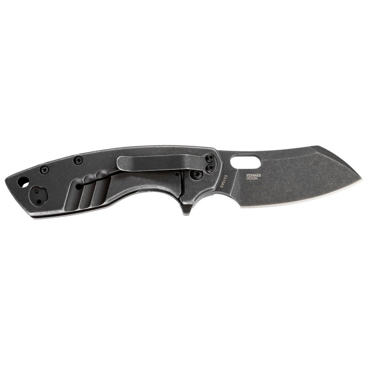 Columbia River Knife & Tool Crkt Pilar Lrg Black 2.67" Pln Edge 
