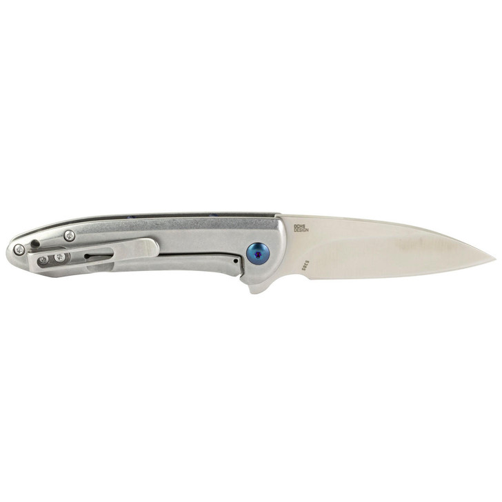 Columbia River Knife & Tool Crkt Delineation Silver 2.94" Plain 