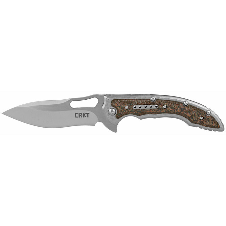 Columbia River Knife & Tool Crkt Fossil 3.96" Plain Edge 