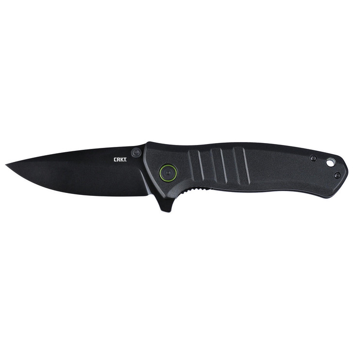 Columbia River Knife & Tool Crkt Dextro Black 3.18" Plain Edge 