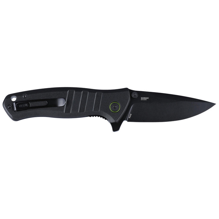Columbia River Knife & Tool Crkt Dextro Black 3.18" Plain Edge 