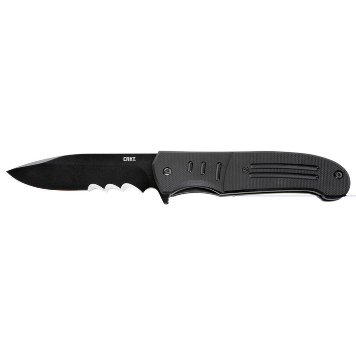 Columbia River Knife & Tool Crkt Ignitor Asstd Blk 3.48 Cmbo Edg 