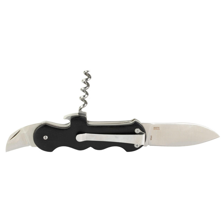 Columbia River Knife & Tool Crkt Triple Play Black 2.51" Plain 