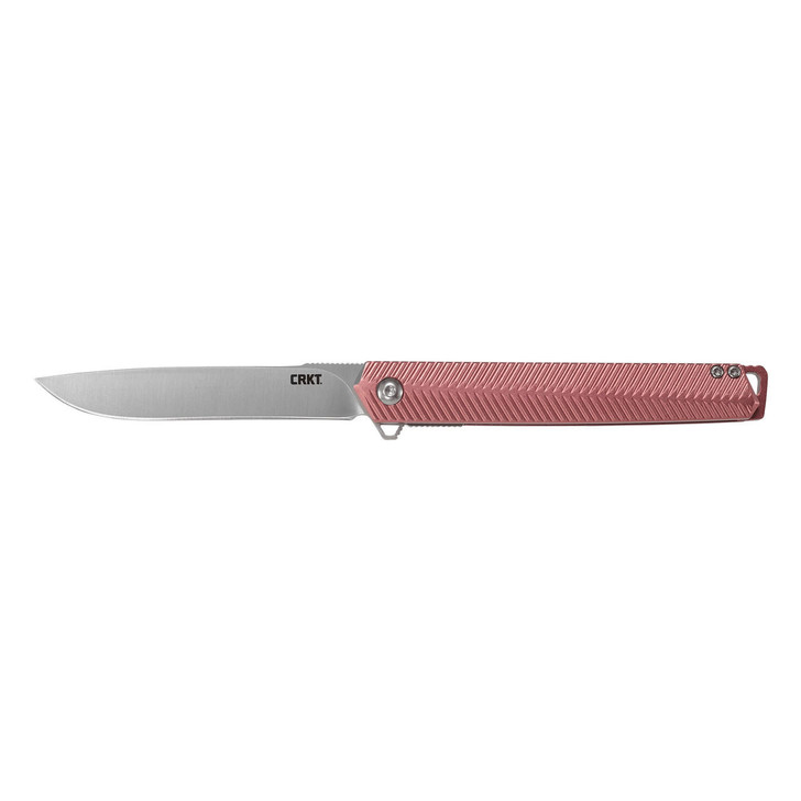 Columbia River Knife & Tool Crkt Stylus Maroon 3.18" Plain Edge 