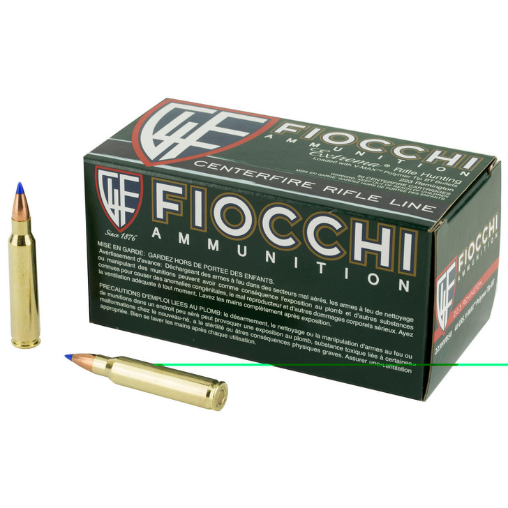 Fiocchi Ammunition Fiocchi 223rem 40gr Vmax 50/1000 