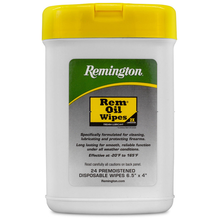 Remington Rem Oil Pop-up Wipe (24ct) 7" X 8 