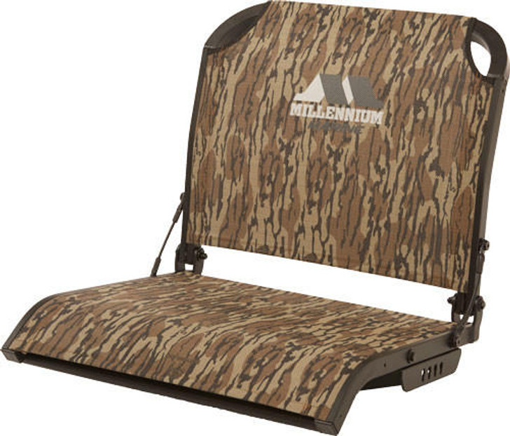 Millennium Marine Millennium B100 Boat Seat W/ - Arm Rest Straps Mo Bottomland 