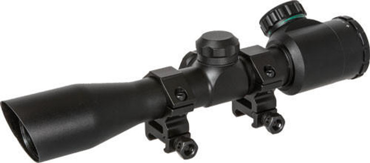  Truglo Crossbow Scope 4x32 - Black With Rings 
