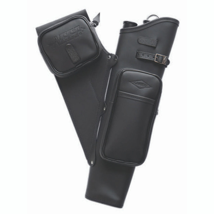  Neet Nt-2100 Leather Target Quiver Black Rh 