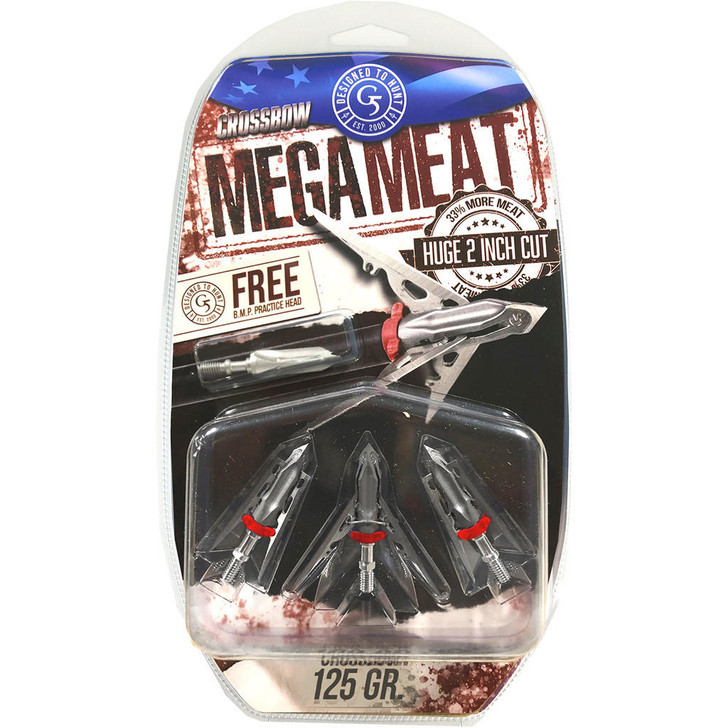 G5 Outdoors G5 Mega Meat Crossbow Broadheads 125 Gr. 3 Pk. 