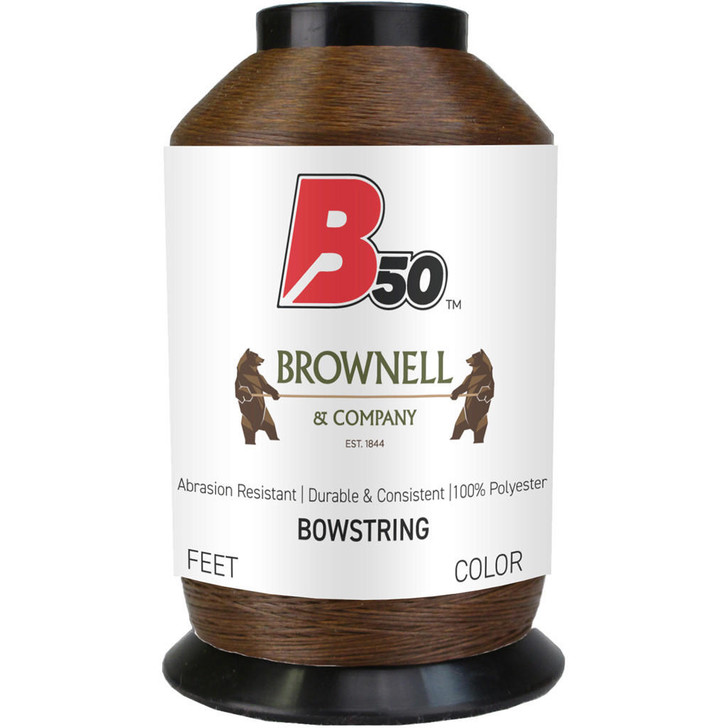  Brownell B50 Bowstring Material Dark Brown 1/4 Lb. 