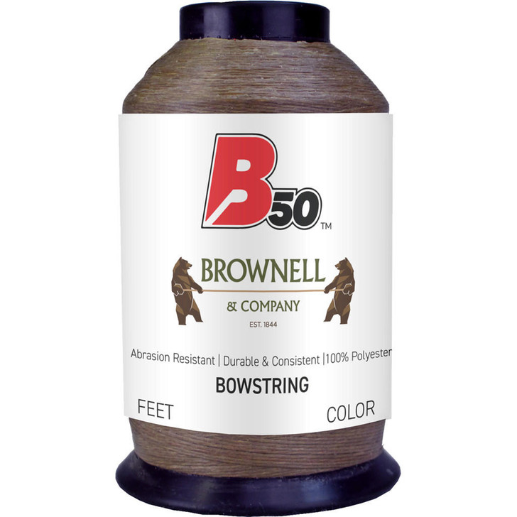  Brownell B50 Bowstring Material Medium Brown 1/4 Lb. 