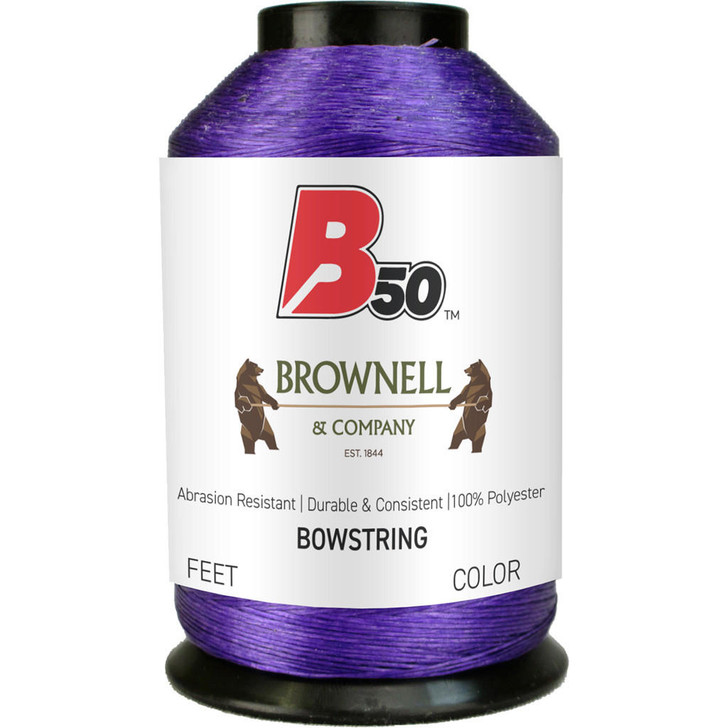  Brownell B50 Bowstring Material Purple 1/4 Lb. 