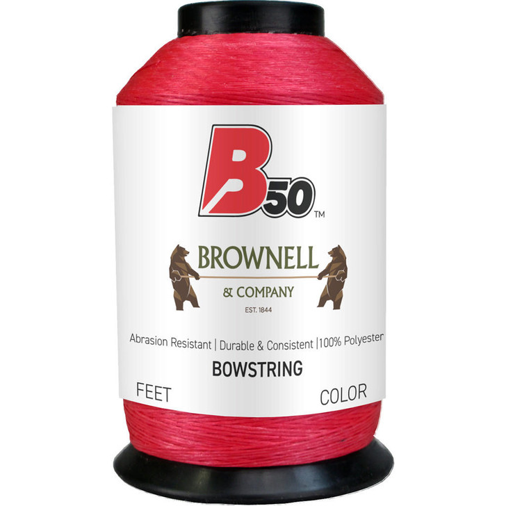  Brownell B50 Bowstring Material Red 1/4 Lb. 