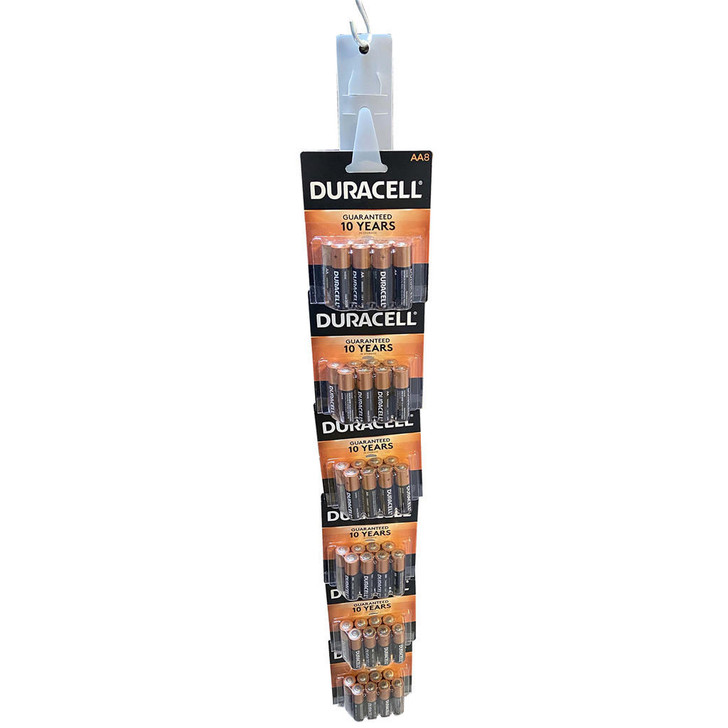  Duracell Coppertop Batteries Strip Clip 24 Aa 8 Pk. And 12 Aaa 8 Pks. 