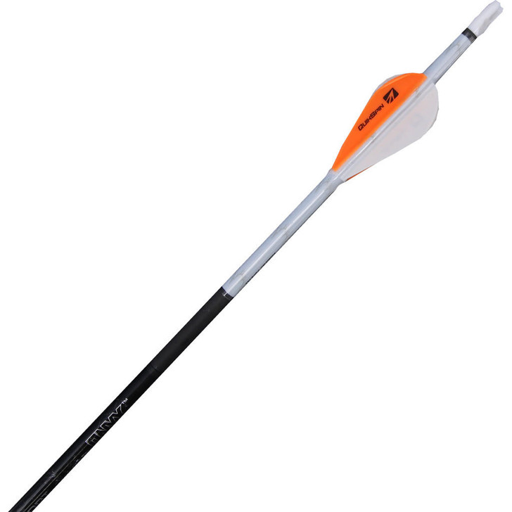 New Archery Products Nap Quikfletch Twister Fletch Rap White And Orange 2 In. 